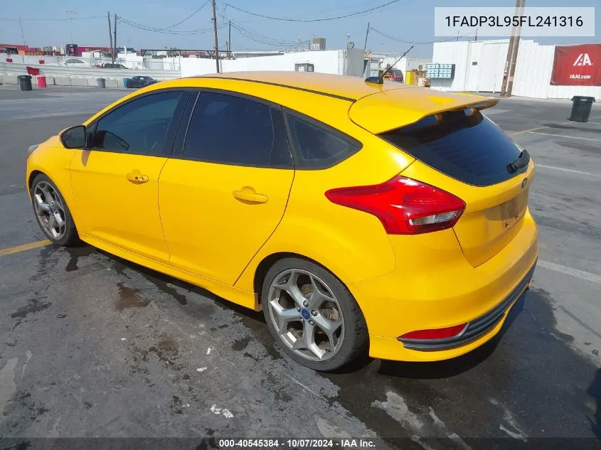 2015 Ford Focus St VIN: 1FADP3L95FL241316 Lot: 40545384