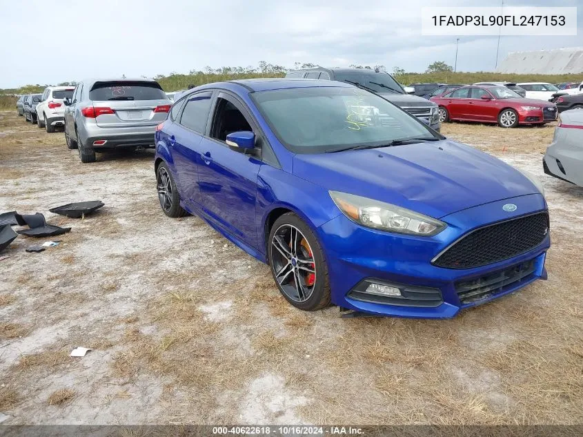 2015 Ford Focus St VIN: 1FADP3L90FL247153 Lot: 40622618