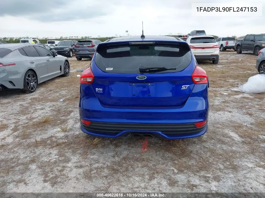 2015 Ford Focus St VIN: 1FADP3L90FL247153 Lot: 40622618