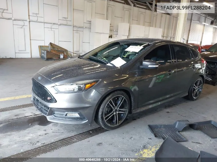 2015 Ford Focus St VIN: 1FADP3L99FL288204 Lot: 40648288