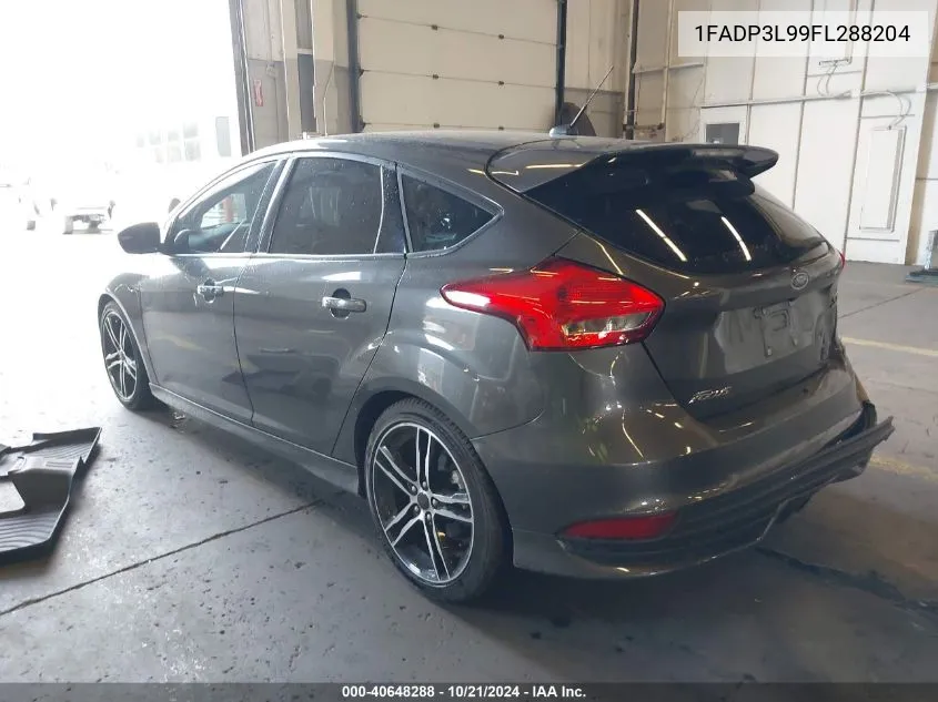 2015 Ford Focus St VIN: 1FADP3L99FL288204 Lot: 40648288