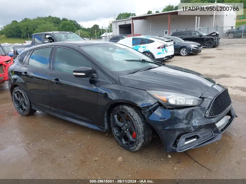 2016 Ford Focus St VIN: 1FADP3L95GL200766 Lot: 39615051