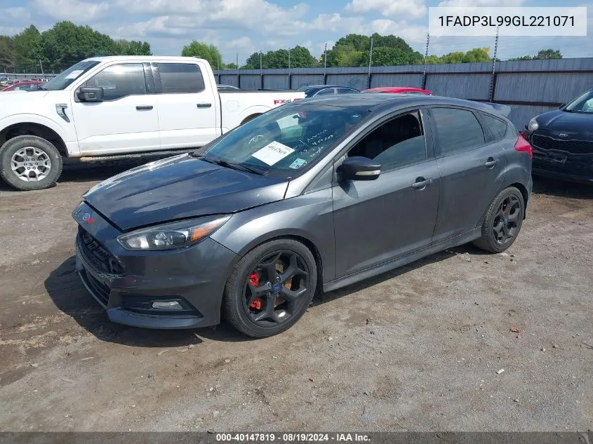 2016 Ford Focus St VIN: 1FADP3L99GL221071 Lot: 40147819