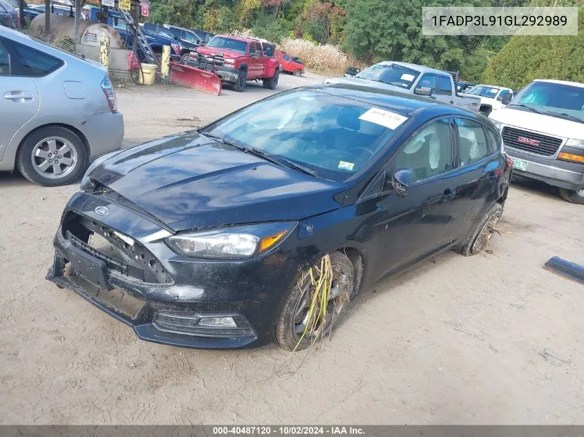 1FADP3L91GL292989 2016 Ford Focus St