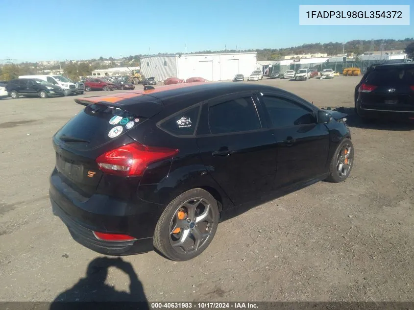 2016 Ford Focus St VIN: 1FADP3L98GL354372 Lot: 40631983