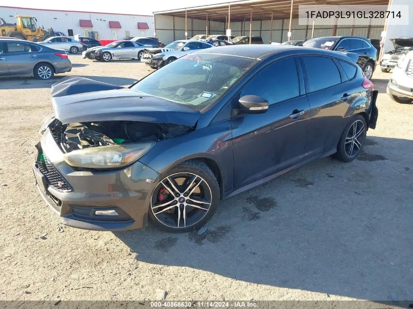 2016 Ford Focus St VIN: 1FADP3L91GL328714 Lot: 40868630