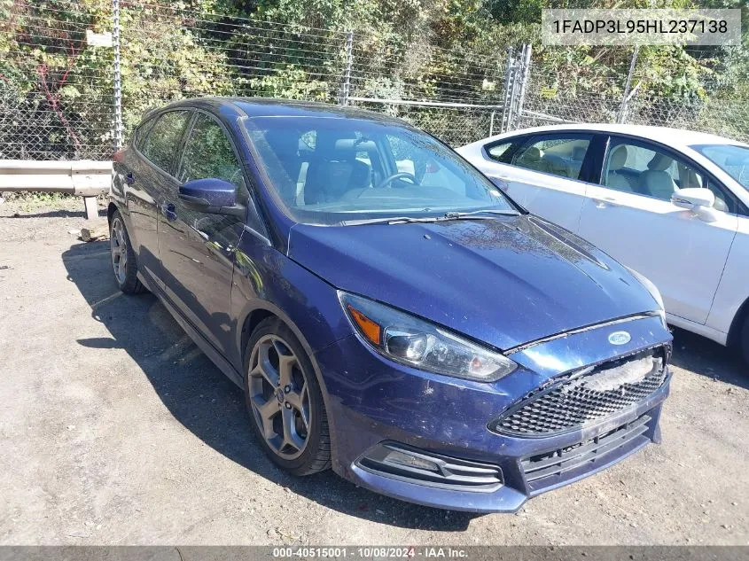 2017 Ford Focus St VIN: 1FADP3L95HL237138 Lot: 40515001