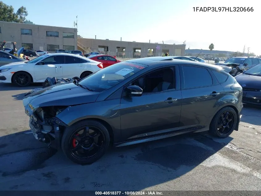 2017 Ford Focus St VIN: 1FADP3L97HL320666 Lot: 40518377