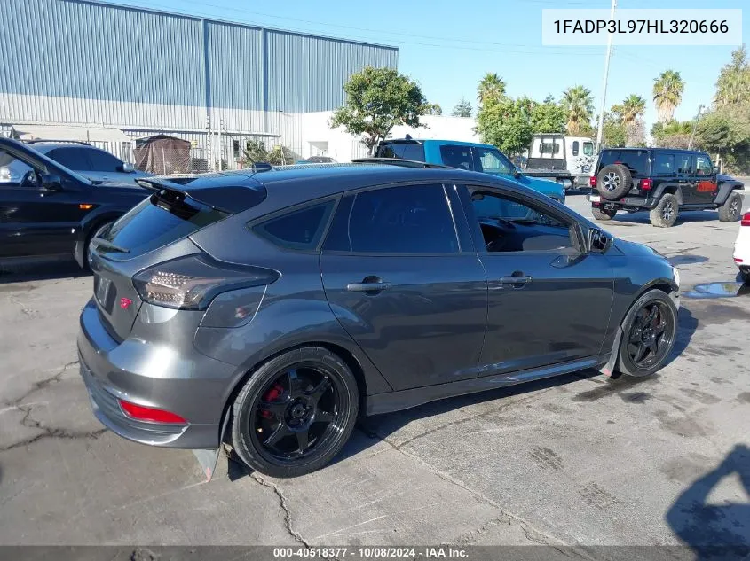 2017 Ford Focus St VIN: 1FADP3L97HL320666 Lot: 40518377