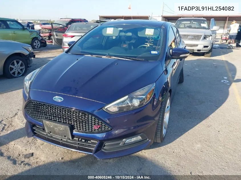 2017 Ford Focus St VIN: 1FADP3L91HL254082 Lot: 40605246