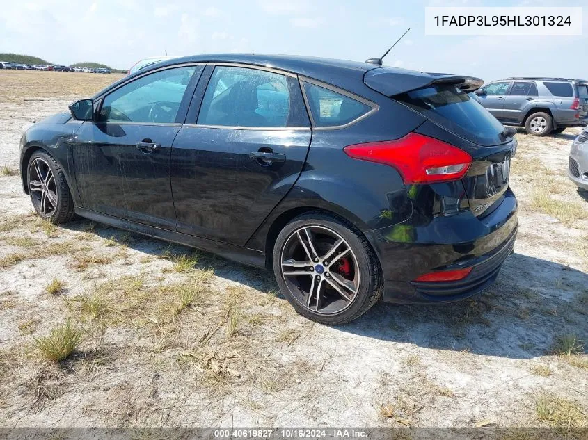 2017 Ford Focus St VIN: 1FADP3L95HL301324 Lot: 40619827