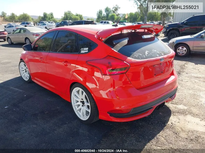 2017 Ford Focus St VIN: 1FADP3L98HL255021 Lot: 40682045