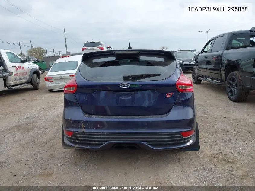 2017 Ford Focus St VIN: 1FADP3L9XHL295858 Lot: 40736068