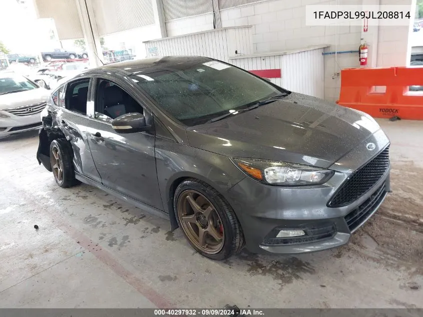 2018 Ford Focus St VIN: 1FADP3L99JL208814 Lot: 40297932