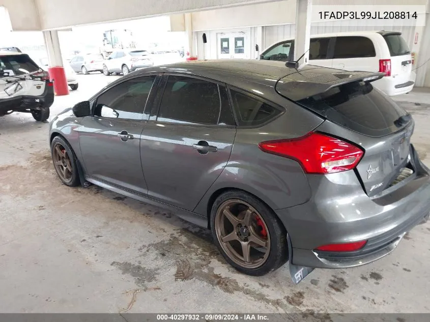 2018 Ford Focus St VIN: 1FADP3L99JL208814 Lot: 40297932