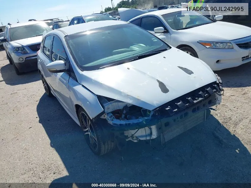 2018 Ford Focus St VIN: 1FADP3L90JL242995 Lot: 40300868