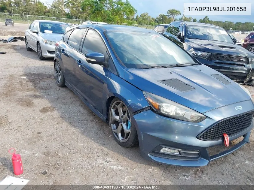 2018 Ford Focus St VIN: 1FADP3L98JL201658 Lot: 40493190