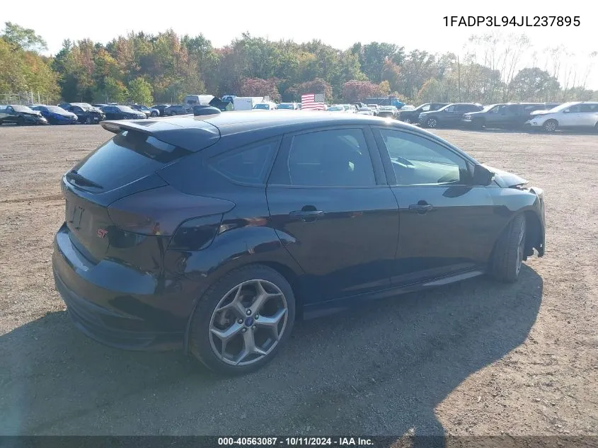 2018 Ford Focus St VIN: 1FADP3L94JL237895 Lot: 40563087