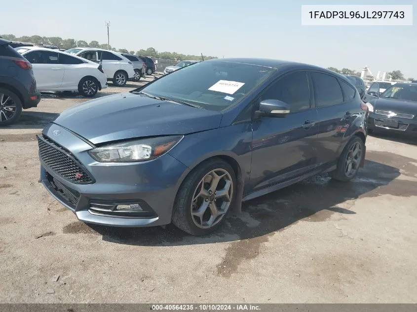 2018 Ford Focus St VIN: 1FADP3L96JL297743 Lot: 40564235