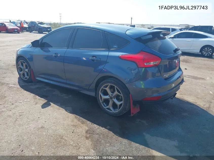 2018 Ford Focus St VIN: 1FADP3L96JL297743 Lot: 40564235