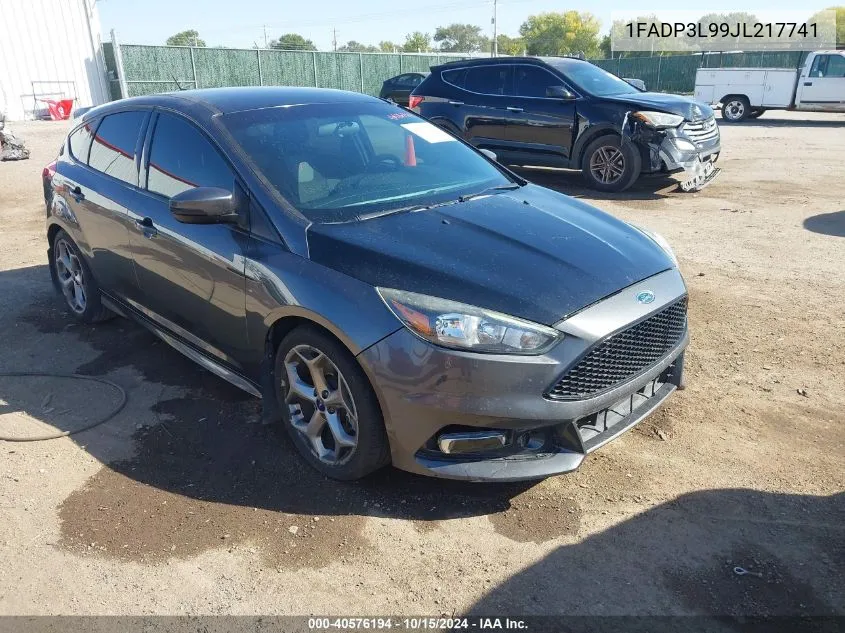 2018 Ford Focus St VIN: 1FADP3L99JL217741 Lot: 40576194