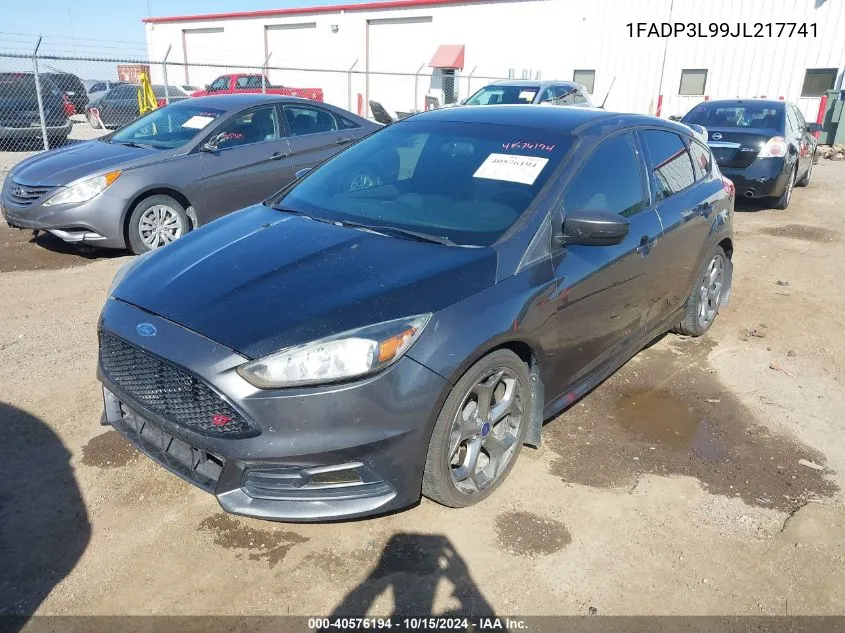 2018 Ford Focus St VIN: 1FADP3L99JL217741 Lot: 40576194