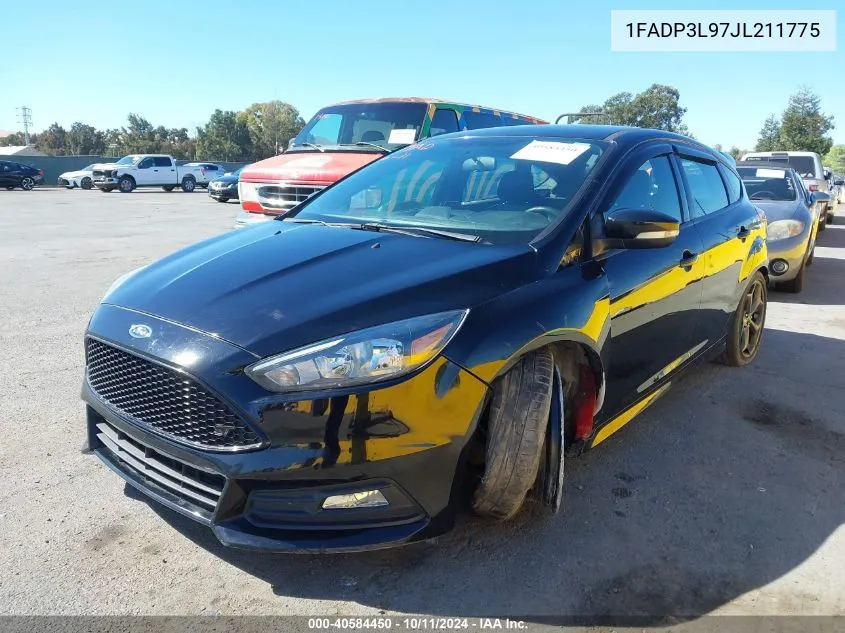 2018 Ford Focus St VIN: 1FADP3L97JL211775 Lot: 40584450