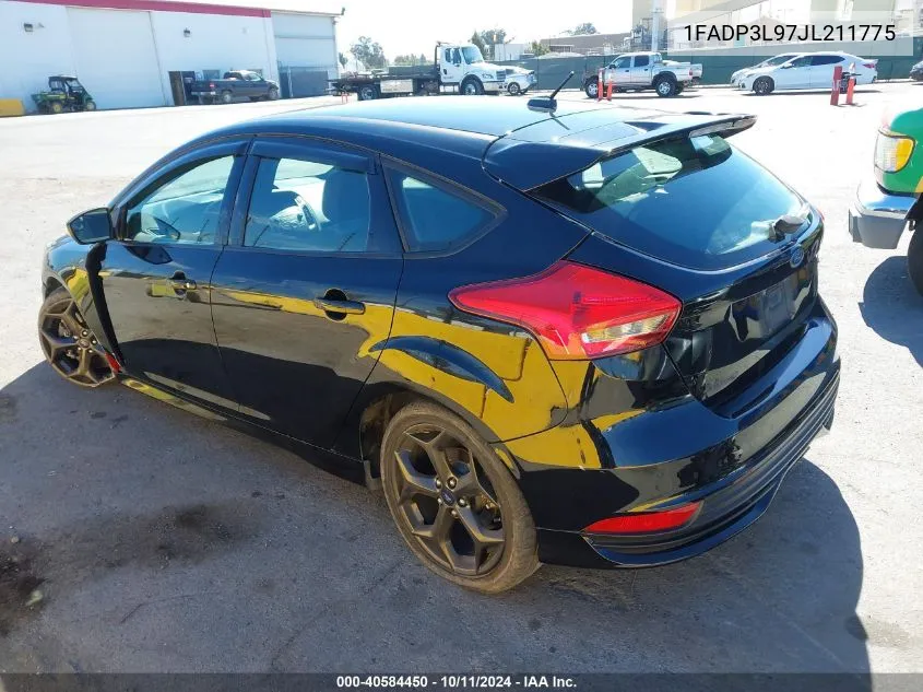 2018 Ford Focus St VIN: 1FADP3L97JL211775 Lot: 40584450