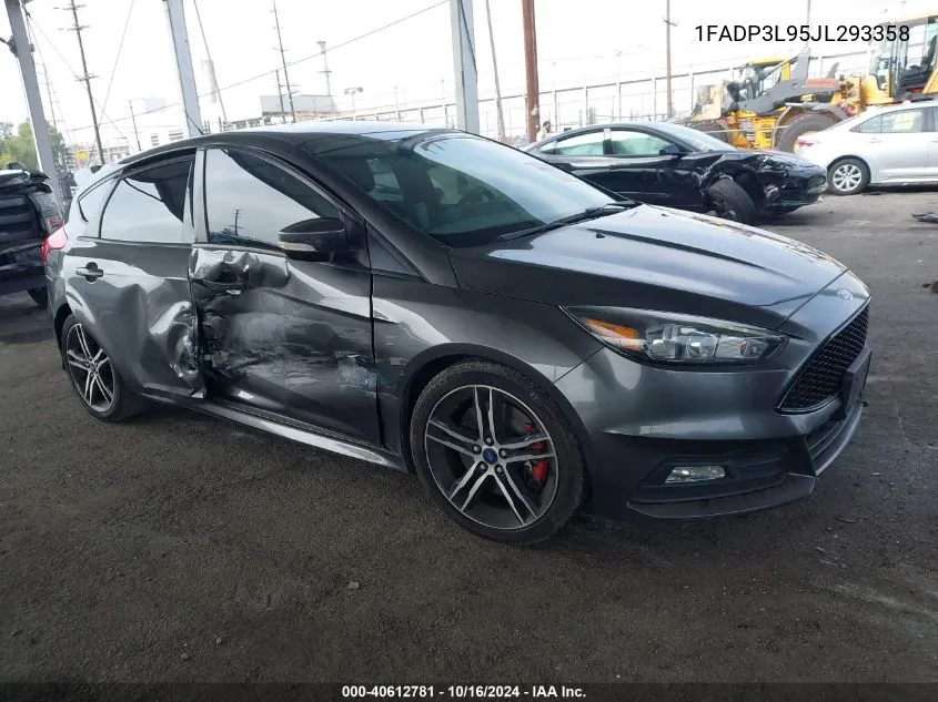 2018 Ford Focus St VIN: 1FADP3L95JL293358 Lot: 40612781