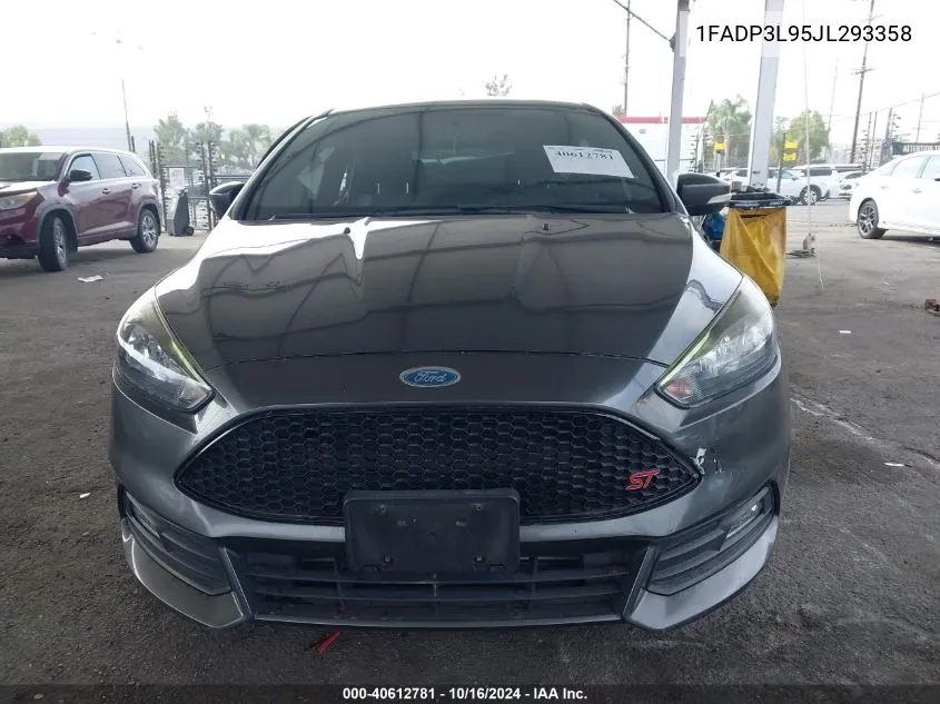 2018 Ford Focus St VIN: 1FADP3L95JL293358 Lot: 40612781