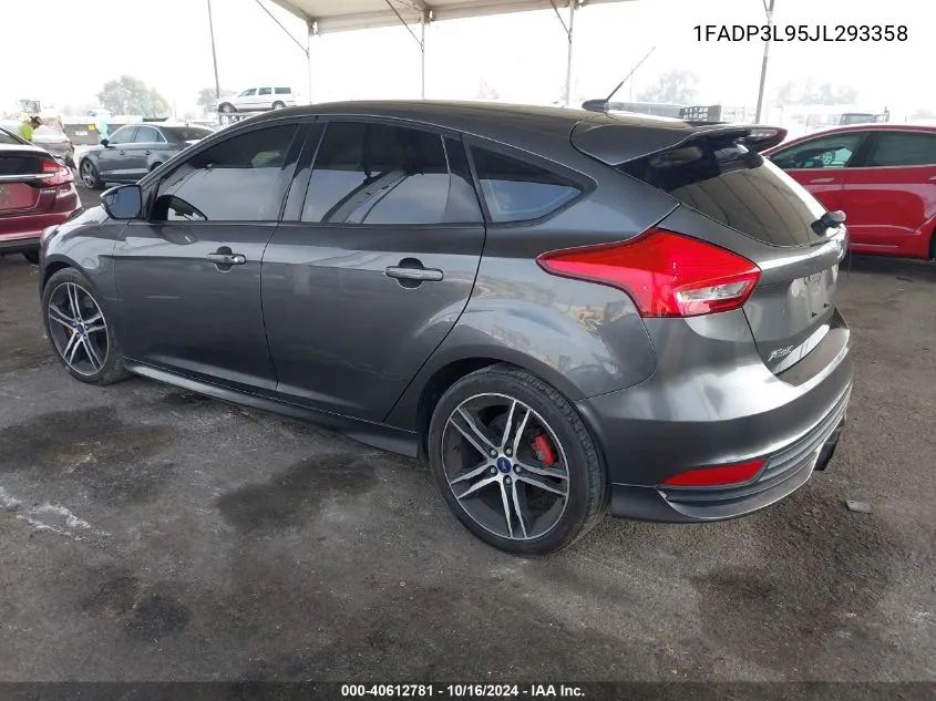 2018 Ford Focus St VIN: 1FADP3L95JL293358 Lot: 40612781