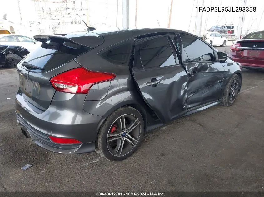 2018 Ford Focus St VIN: 1FADP3L95JL293358 Lot: 40612781