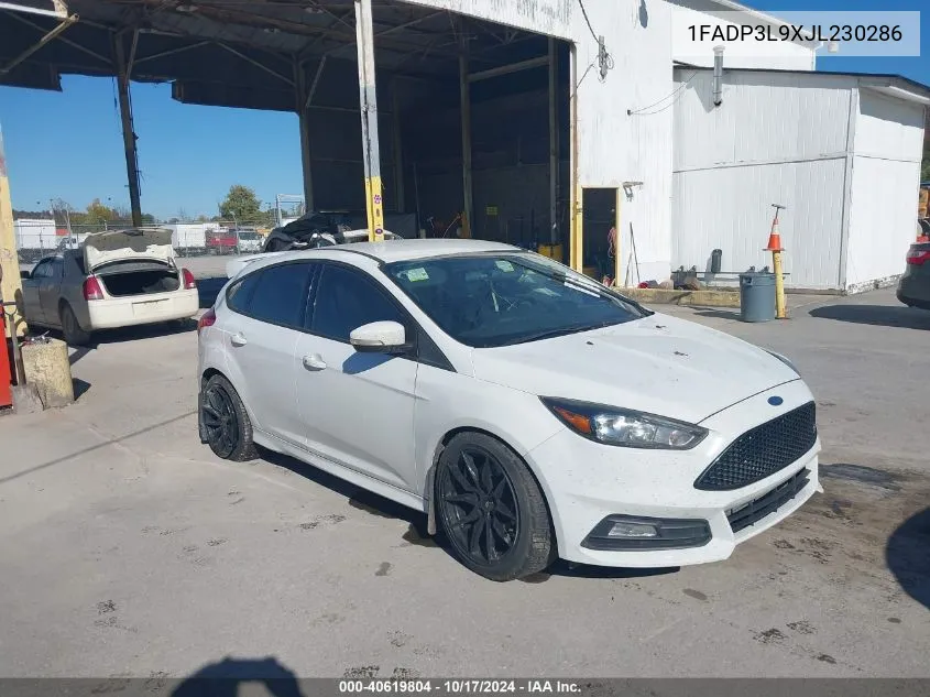 2018 Ford Focus St VIN: 1FADP3L9XJL230286 Lot: 40619804