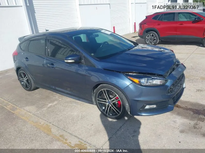 2018 Ford Focus St VIN: 1FADP3L91JL329367 Lot: 40650559