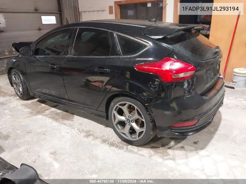 1FADP3L91JL293194 2018 Ford Focus St