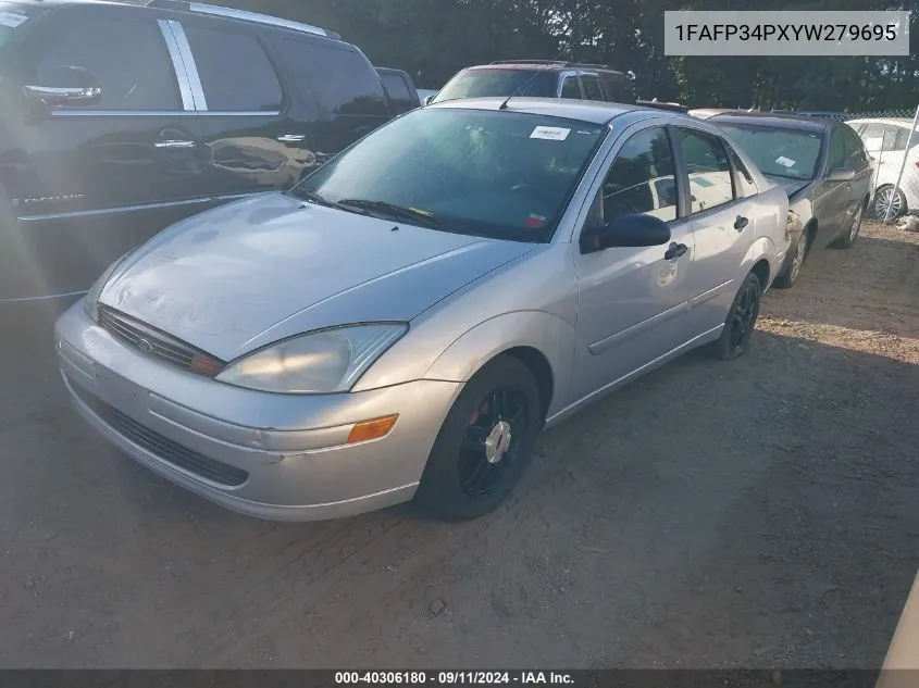 2000 Ford Focus Se VIN: 1FAFP34PXYW279695 Lot: 40306180