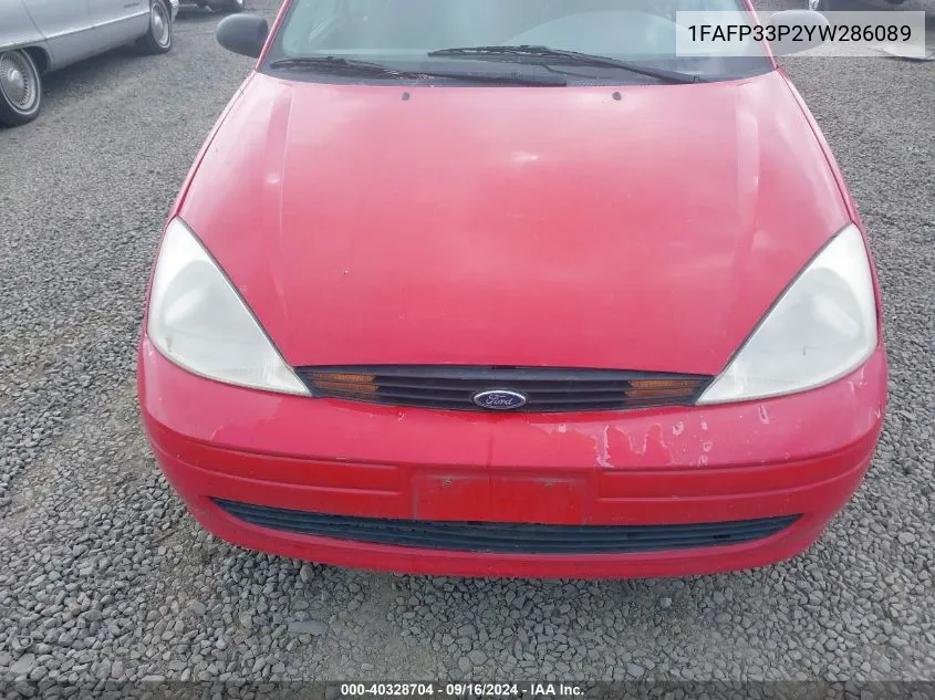 1FAFP33P2YW286089 2000 Ford Focus Lx