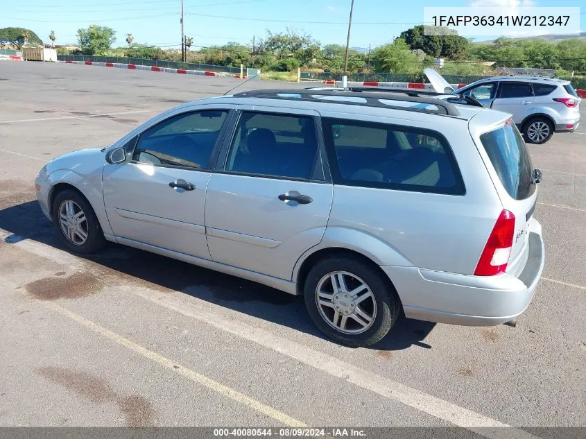 2001 Ford Focus Se VIN: 1FAFP36341W212347 Lot: 40080544