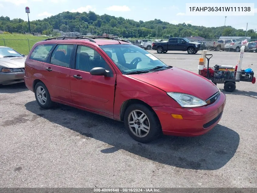 1FAHP36341W111138 2001 Ford Focus Se