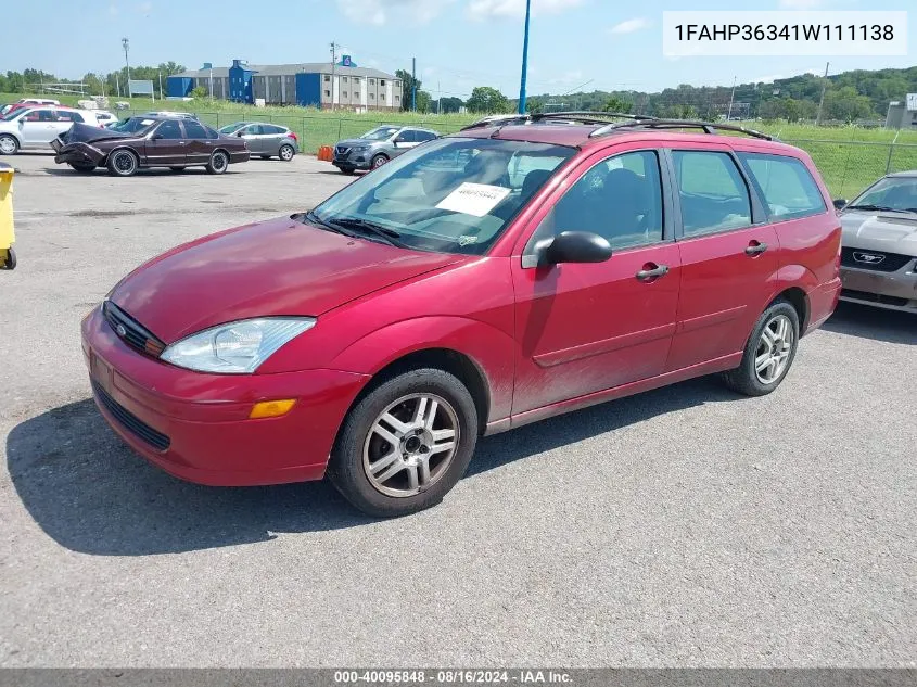 1FAHP36341W111138 2001 Ford Focus Se