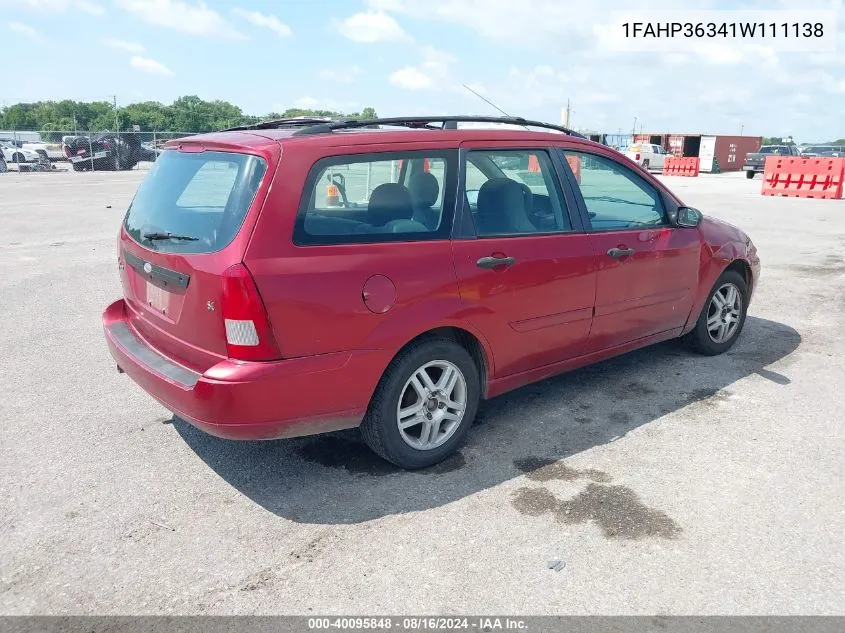 1FAHP36341W111138 2001 Ford Focus Se