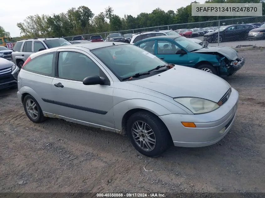 3FAFP31341R247870 2001 Ford Focus Zx3