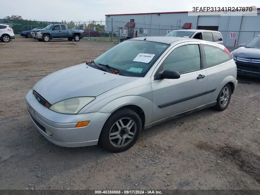 3FAFP31341R247870 2001 Ford Focus Zx3