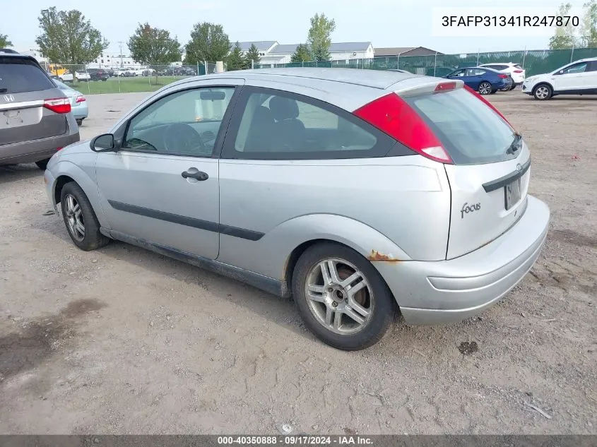 3FAFP31341R247870 2001 Ford Focus Zx3