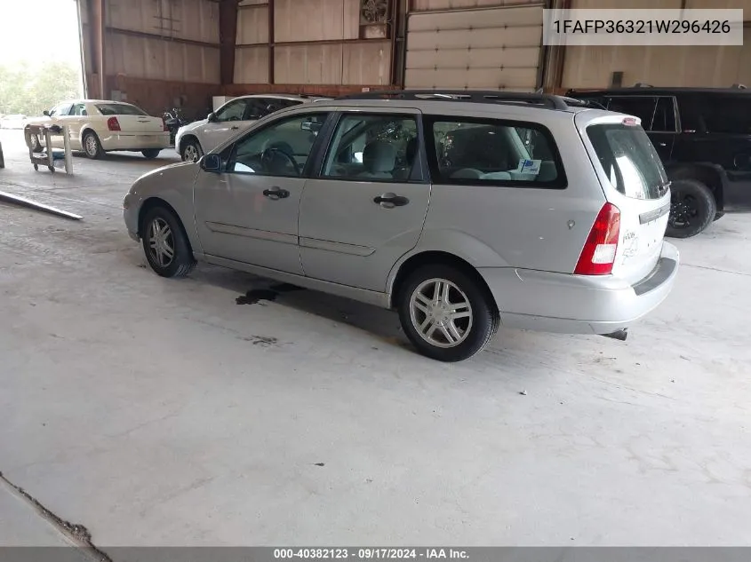 2001 Ford Focus Se VIN: 1FAFP36321W296426 Lot: 40382123