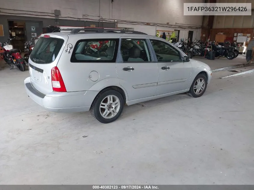 2001 Ford Focus Se VIN: 1FAFP36321W296426 Lot: 40382123