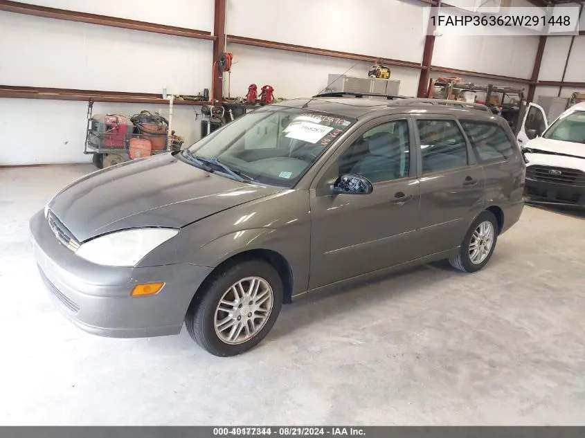 2002 Ford Focus Se/Ztw VIN: 1FAHP36362W291448 Lot: 40177344