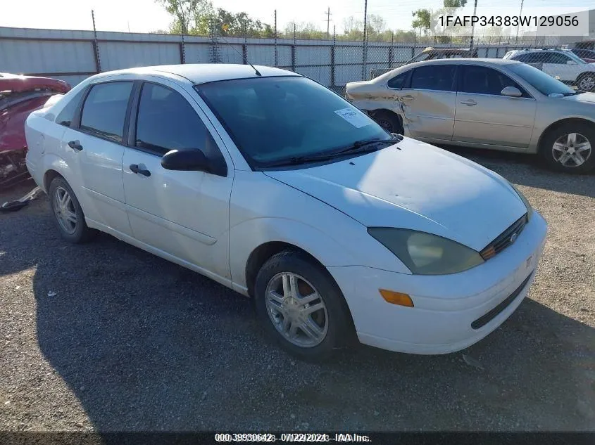 2003 Ford Focus Se VIN: 1FAFP34383W129056 Lot: 39930642