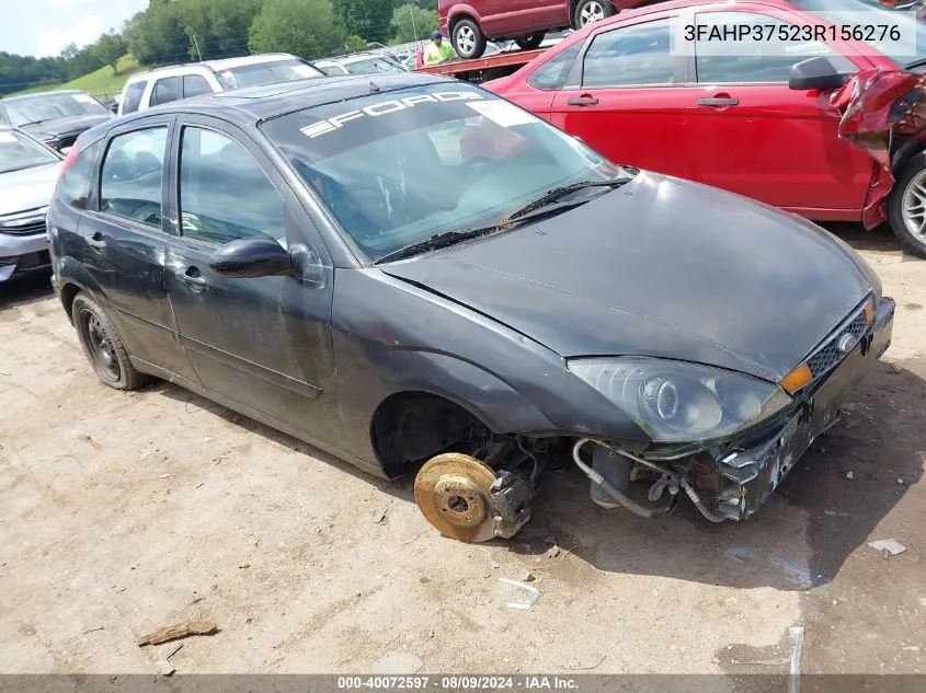 2003 Ford Focus Svt/Zx5 VIN: 3FAHP37523R156276 Lot: 40072597