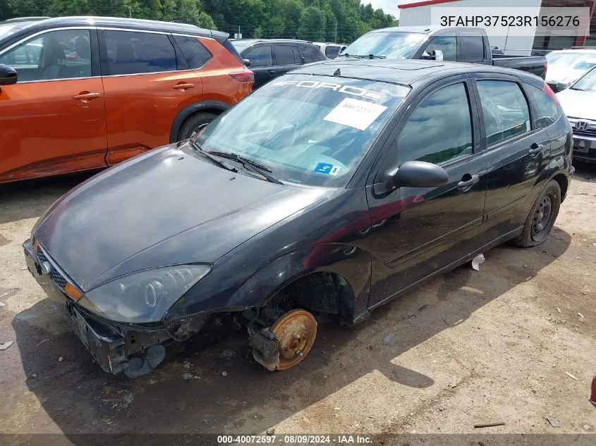 2003 Ford Focus Svt/Zx5 VIN: 3FAHP37523R156276 Lot: 40072597